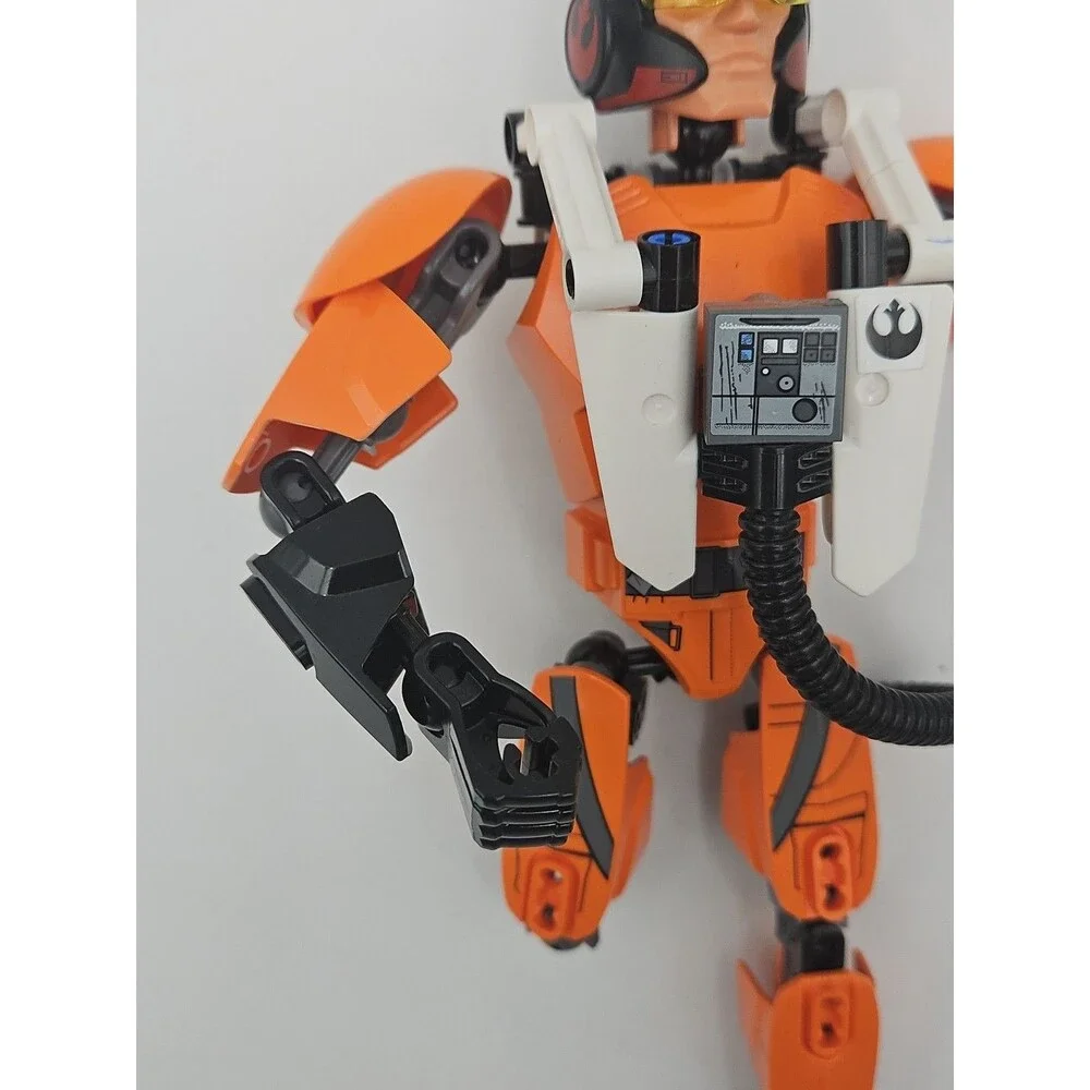 LEGO Starwars Figures Poe Dameron Luke Skywalker, Captain Phasma, Obi Wan Kenobi